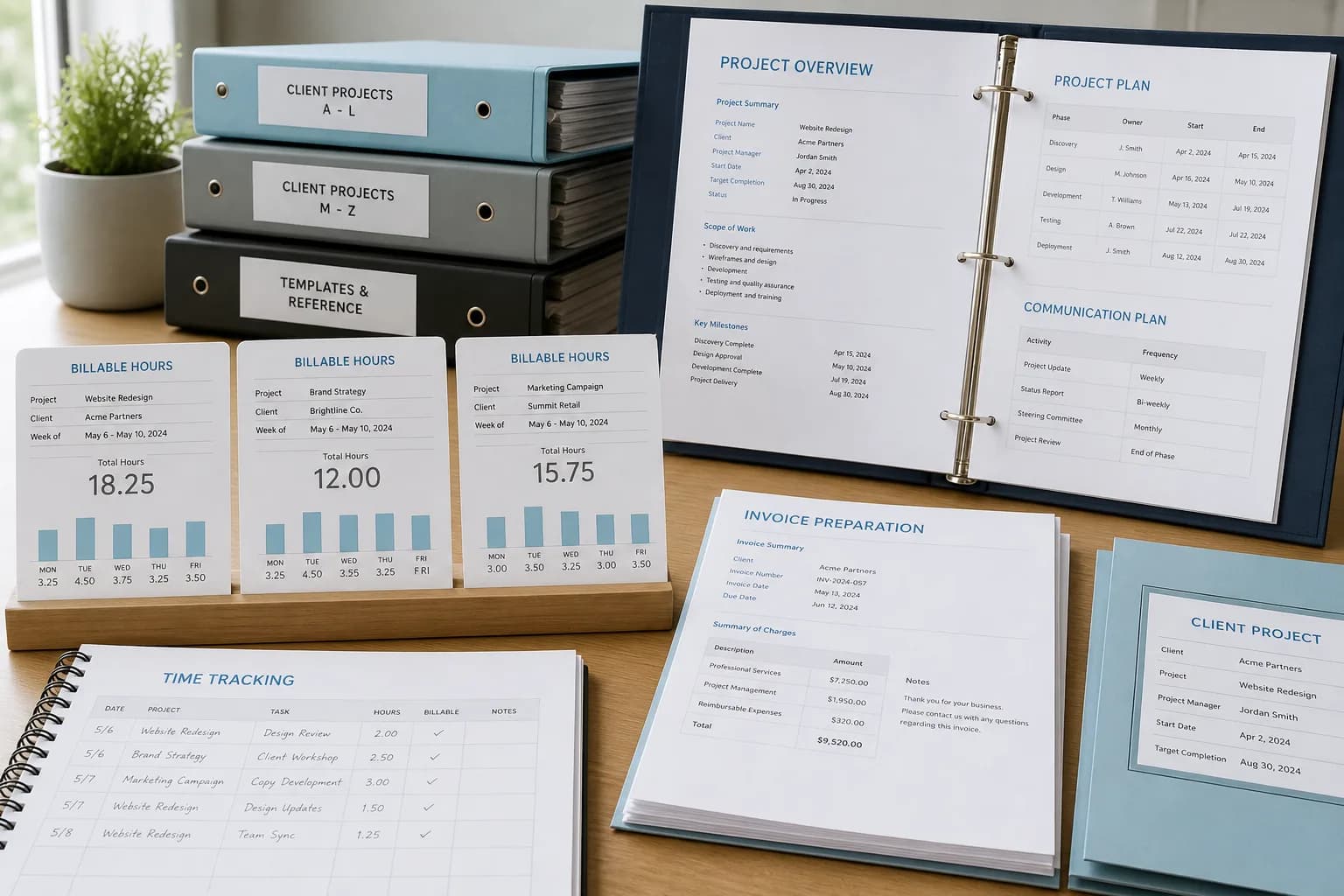 Professional Services Time Tracking Platform