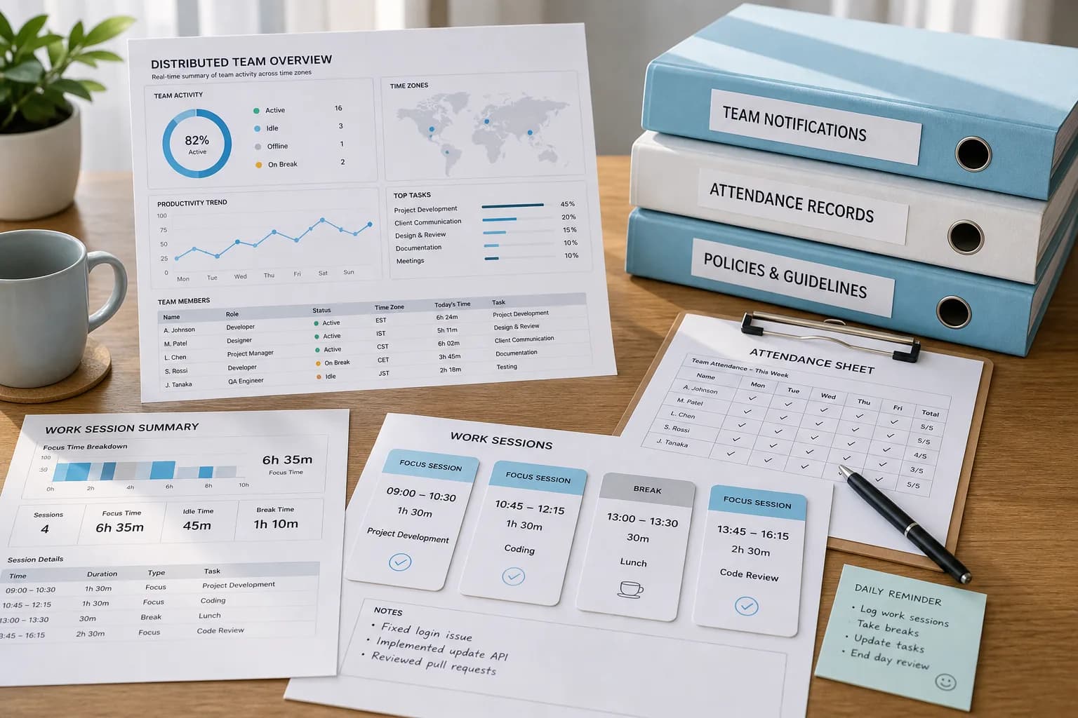 Remote Employee Time Tracking App Development