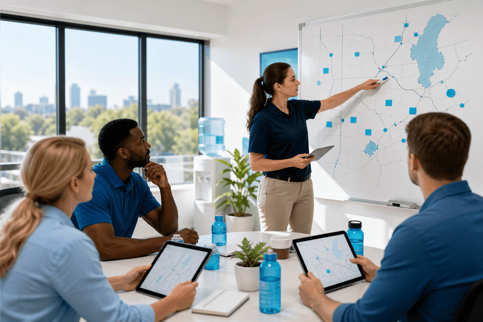 Water delivery app strategy session for USA businesses planning a scalable delivery platform