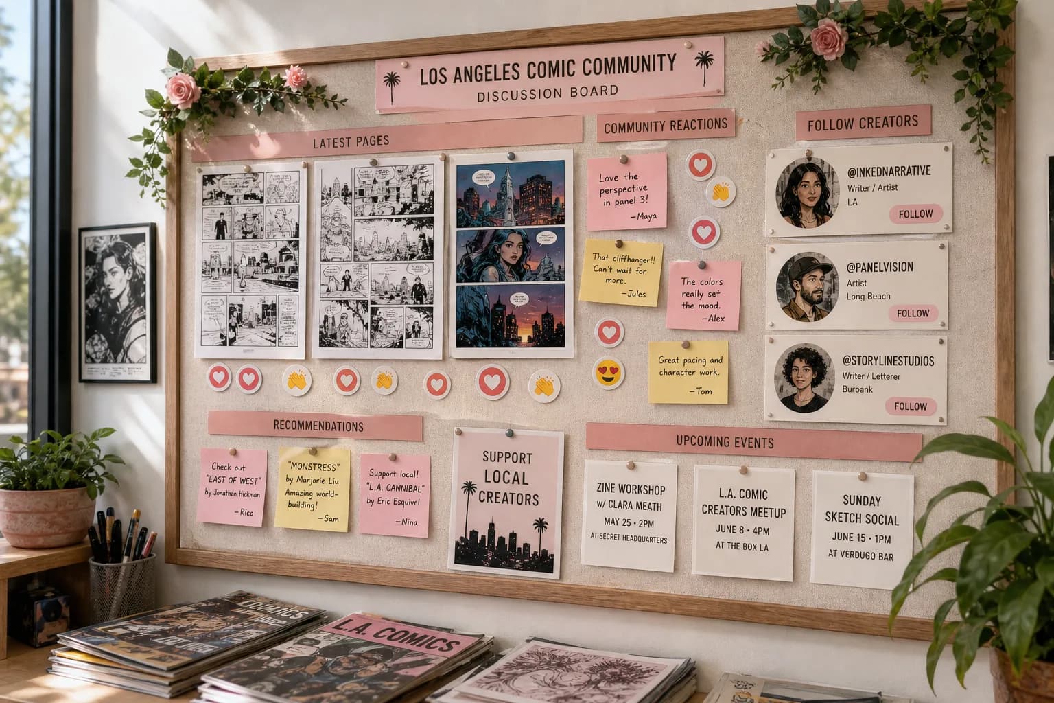 Comic Community Application