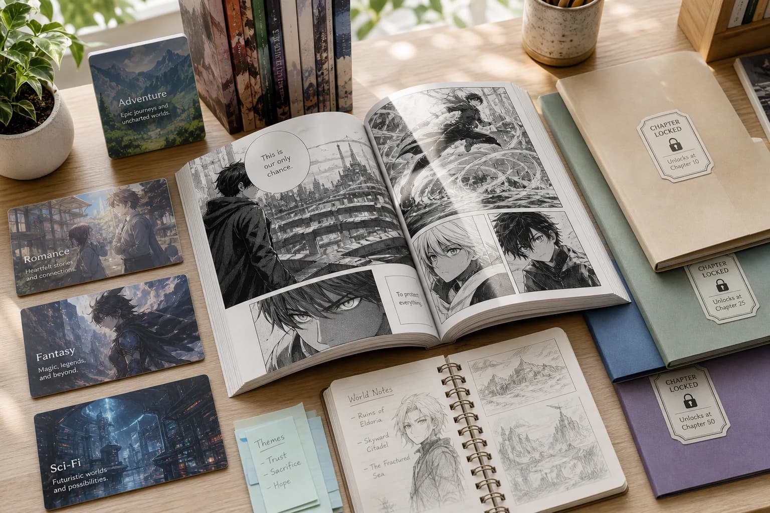 Digital Manga Reading Platform