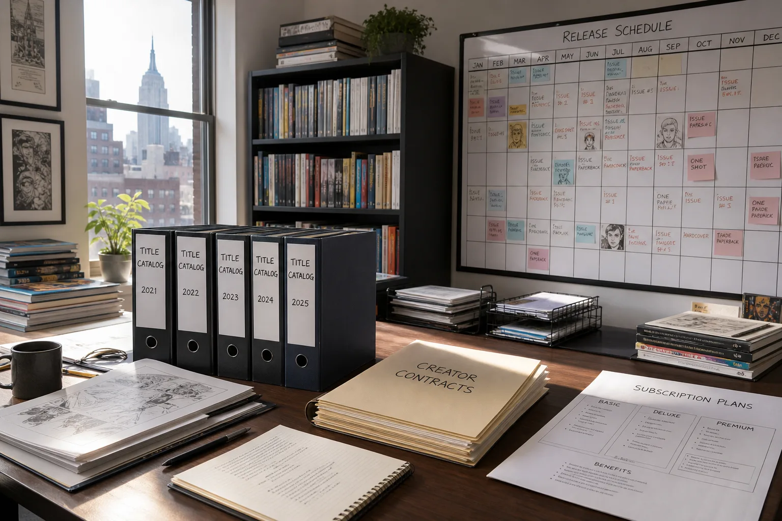 Comic Publisher Management Platform