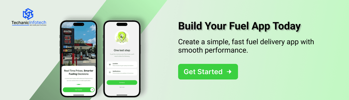Create a Fuel Delivery App CTA