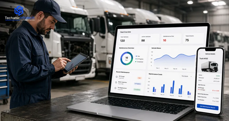 Fleet Maintenance Software Development: A Guide for Trucking Companies
