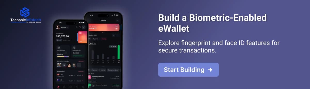 Build a ewallet app CTA