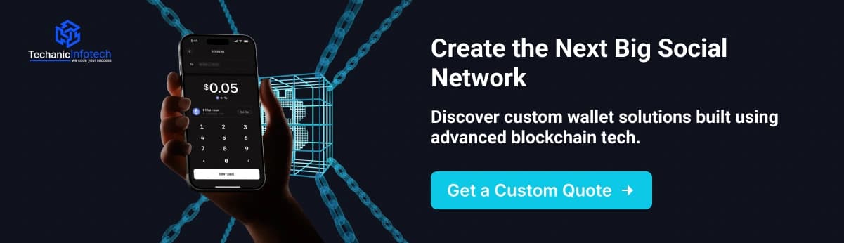 Create a Crypto ewallet app CTA