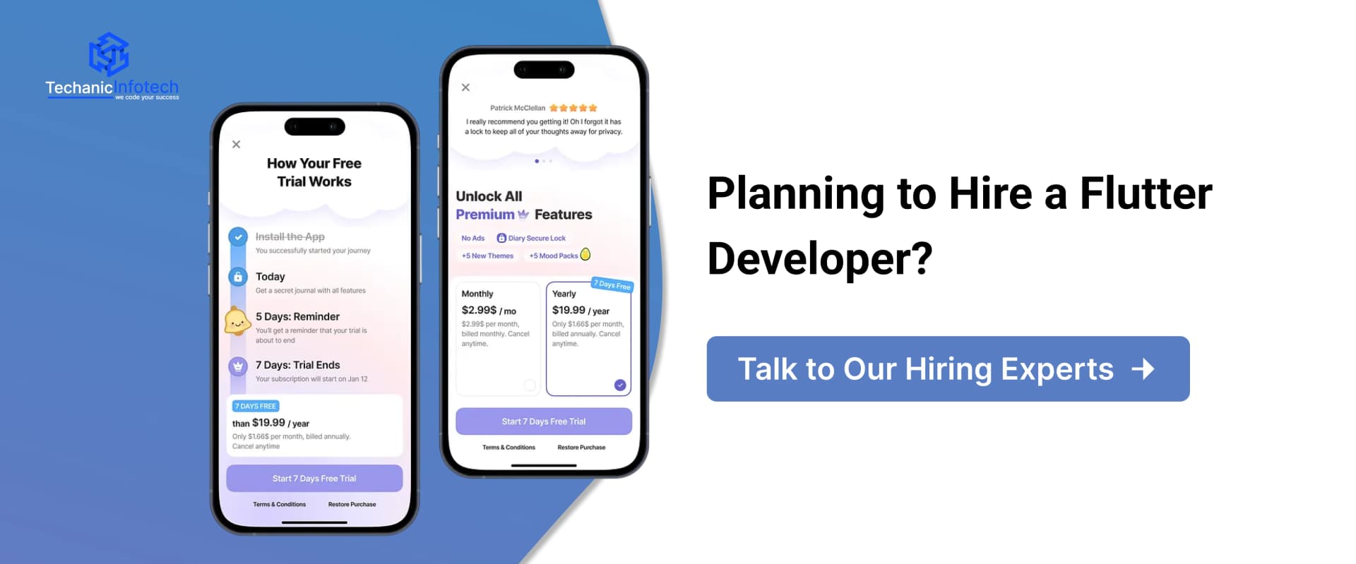 Hire Flutter Developers CTA