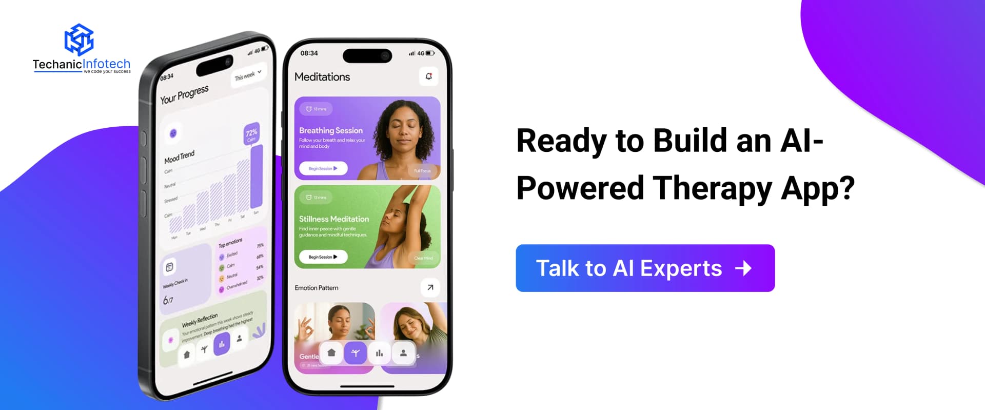 AI Therapy App Development CTA