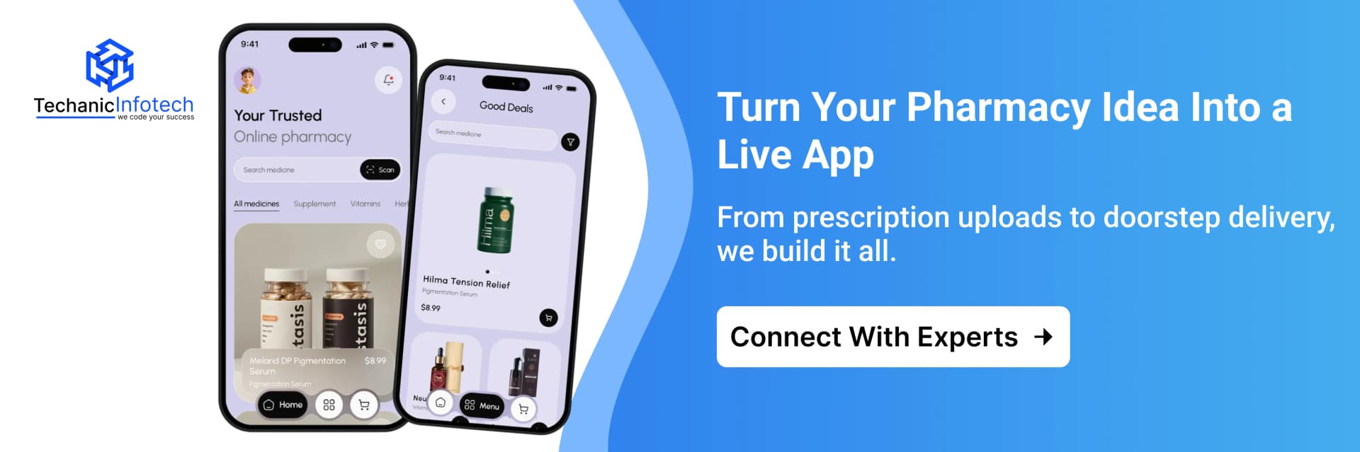 Pharmacy App Development CTA