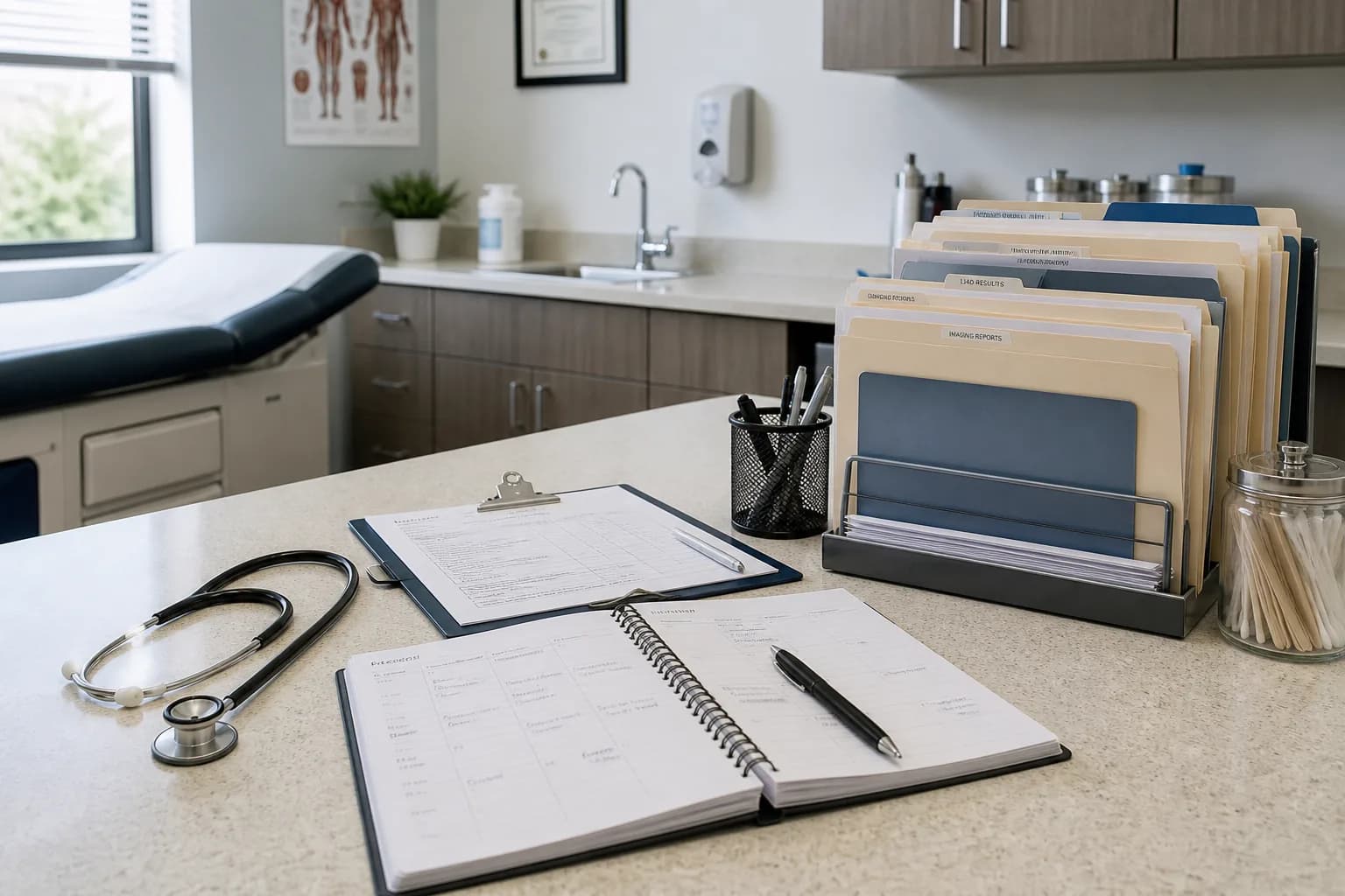 Bright USA clinical workspace representing custom EHR software development