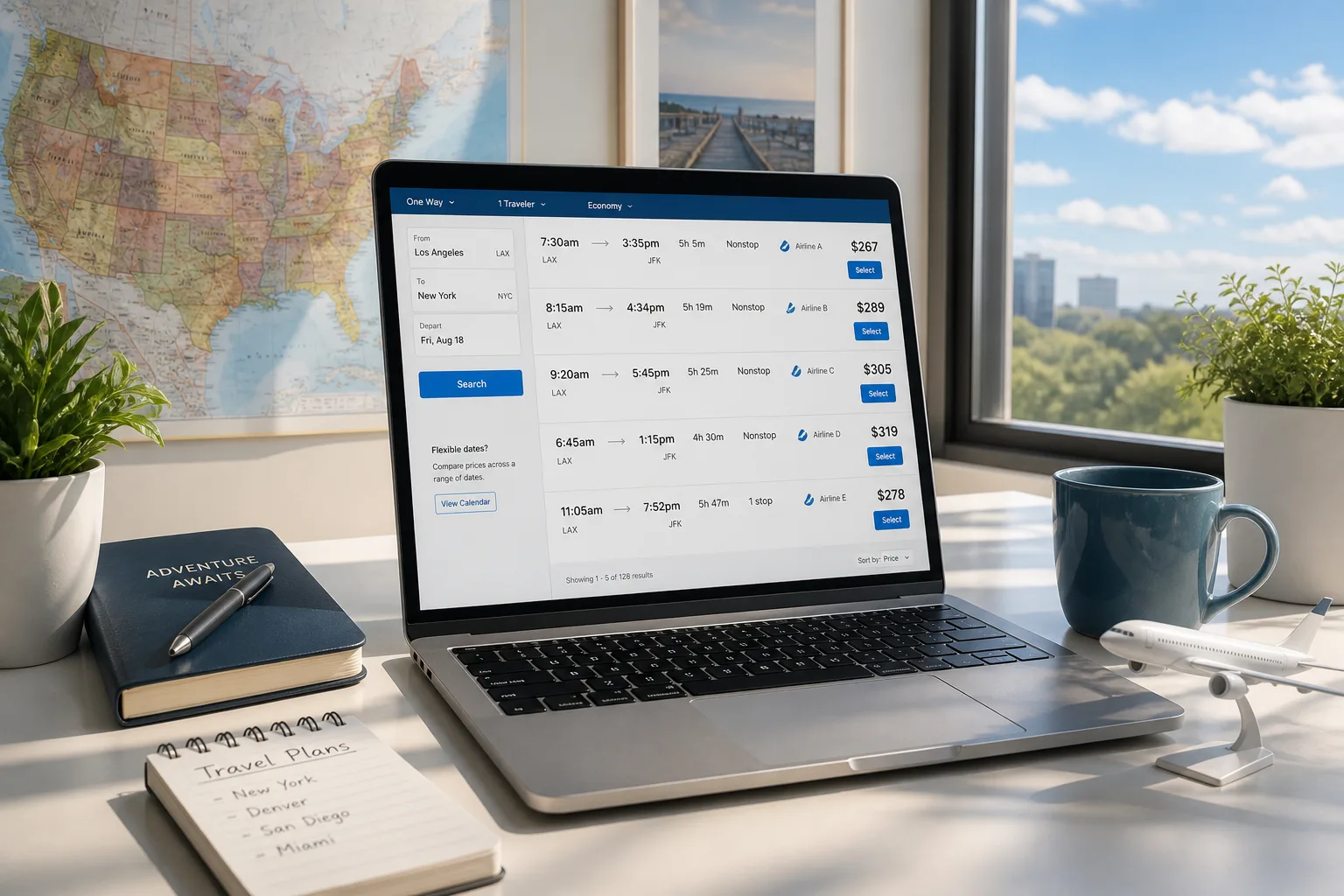 Online Flight Reservation Platform