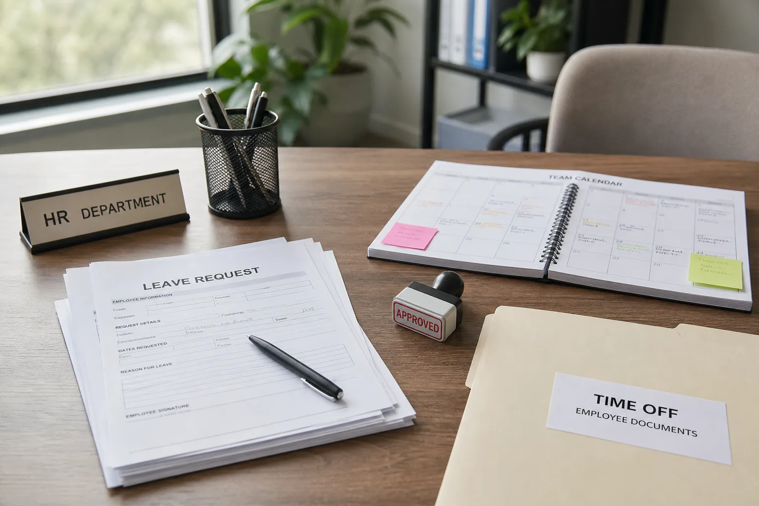 Bright USA HR workspace representing custom leave management software development