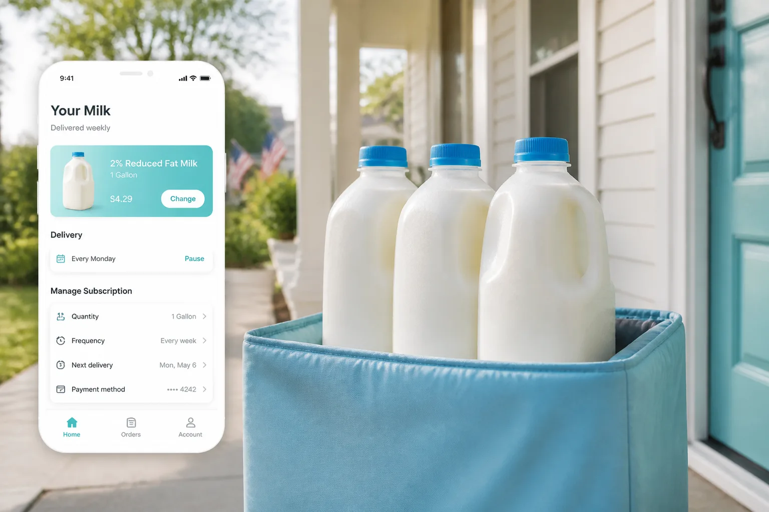 Milk Subscription Delivery Platform