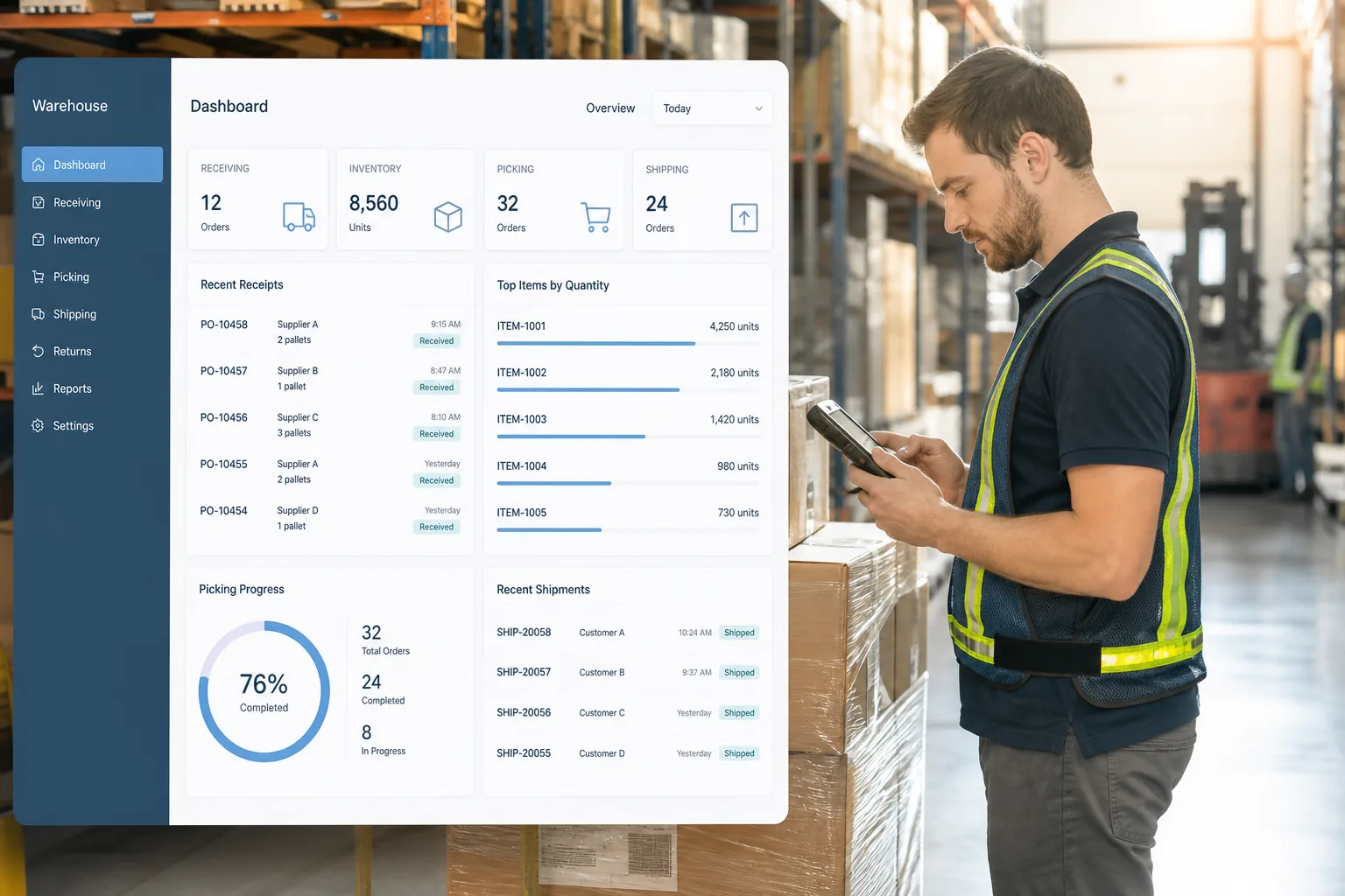 Custom Warehouse Management App Development