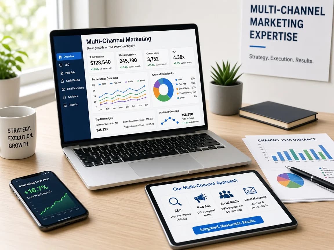 Multi channel digital marketing expertise