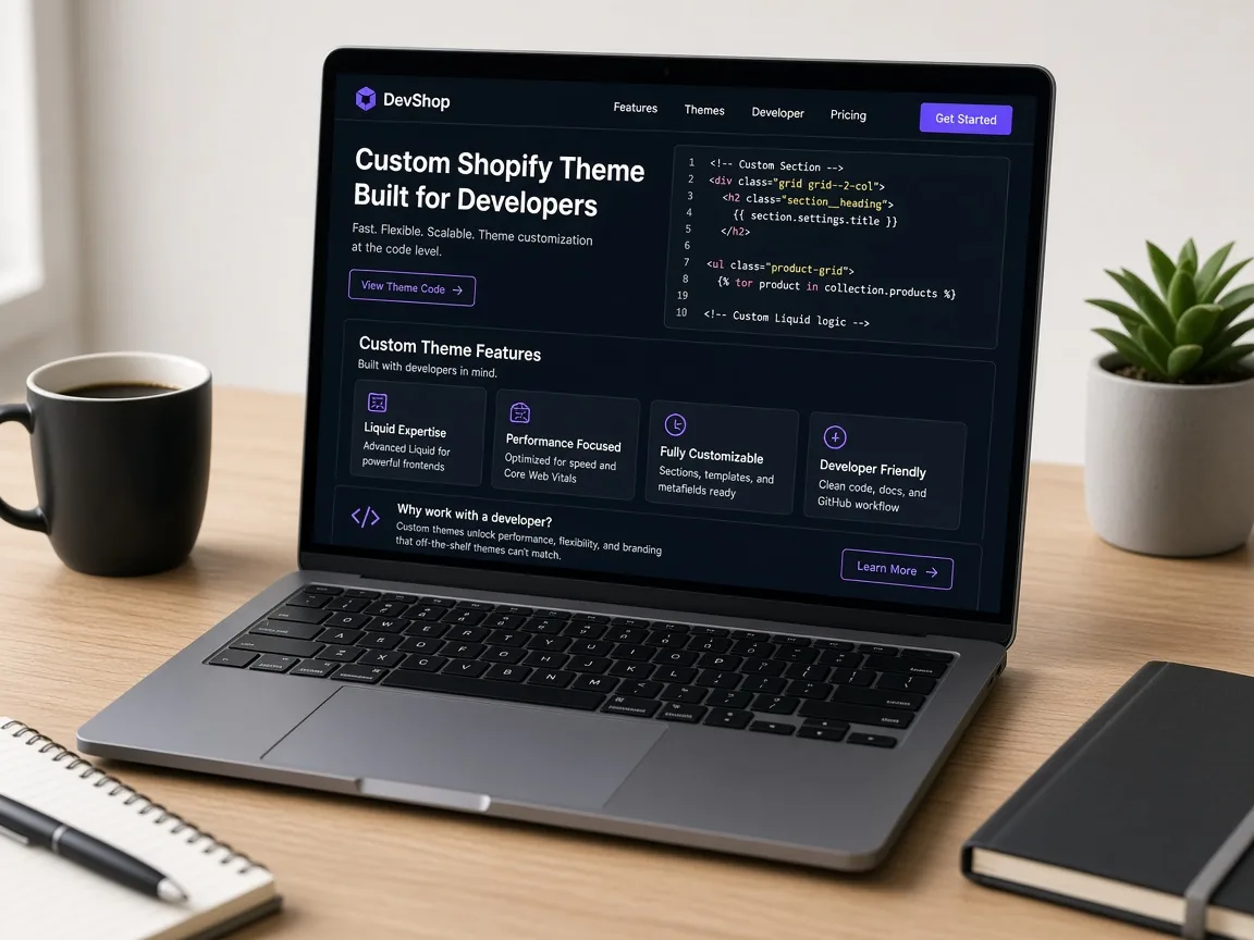 Custom Shopify development expertise