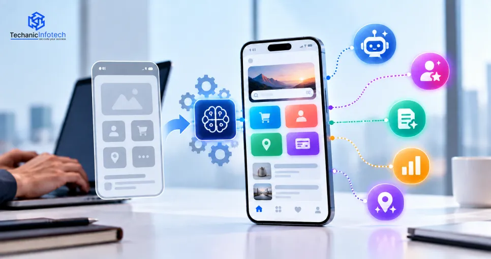 How Businesses Can Add AI Features to Existing Mobile Apps?