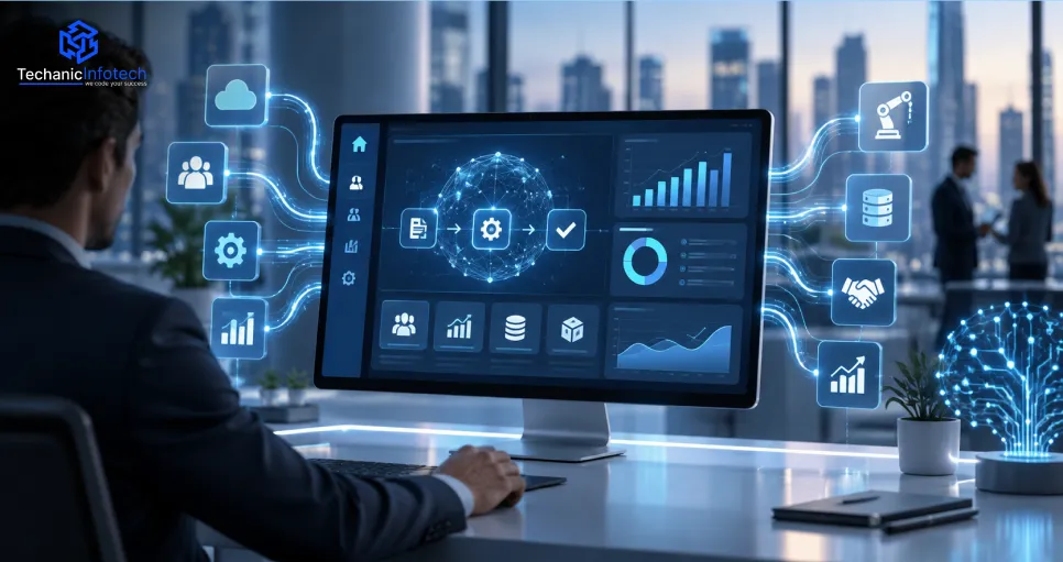 How to Build an AI Powered Enterprise App That Automates Business Operations?