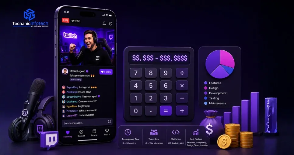 How Much Does It Cost to Develop an App Like Twitch in 2026?