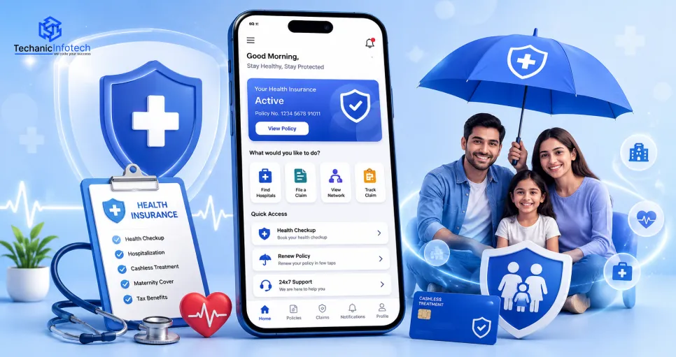 Health Insurance App Development: Cost, Features & Complete Development Guide