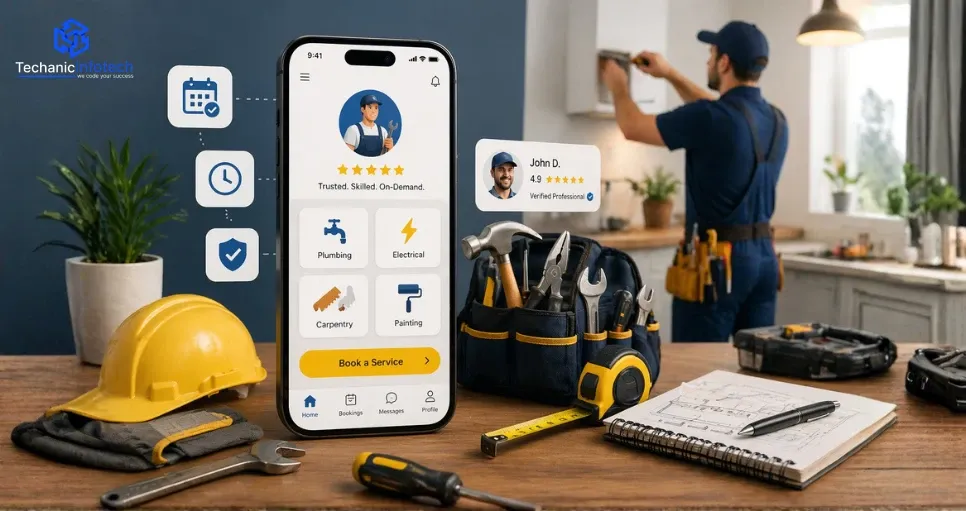 How To Build A Handyman App In 2026?