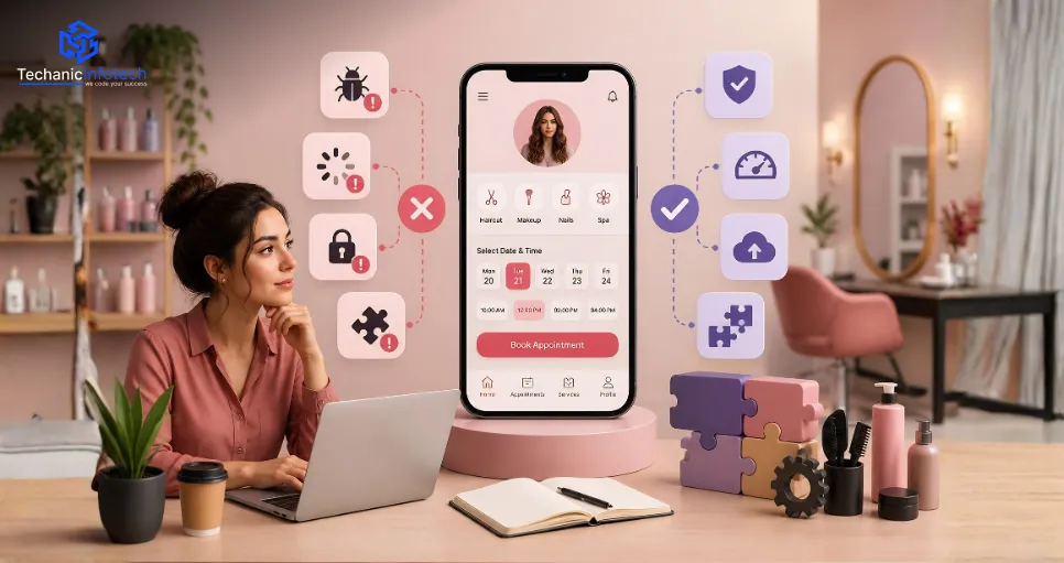 How to Overcome Salon App Development Challenges?