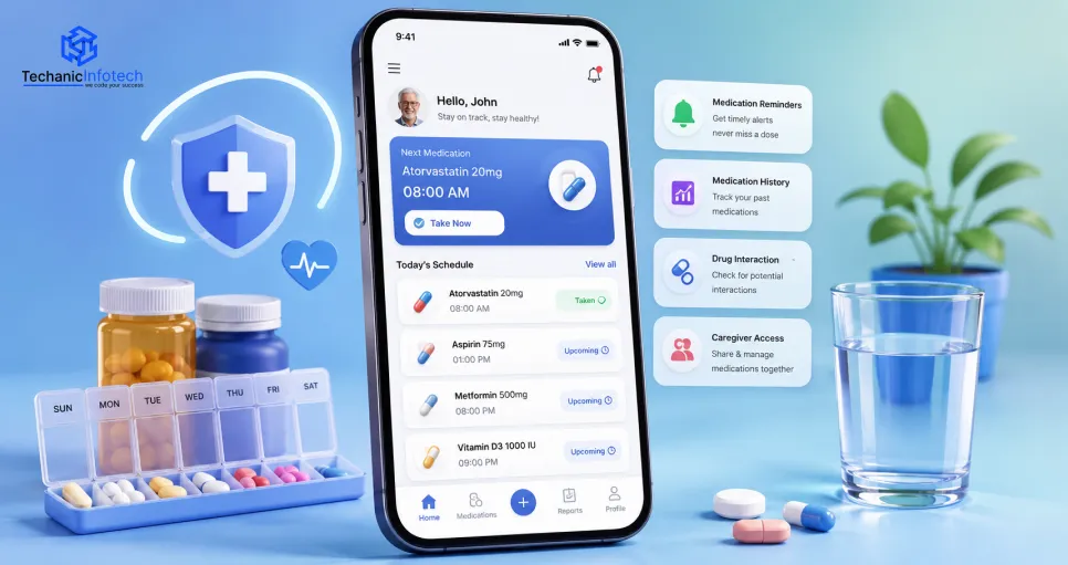 Medication Management App Development: Features, Benefits, Cost & Types