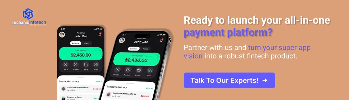 Build a Super Apps for eWallet CTA