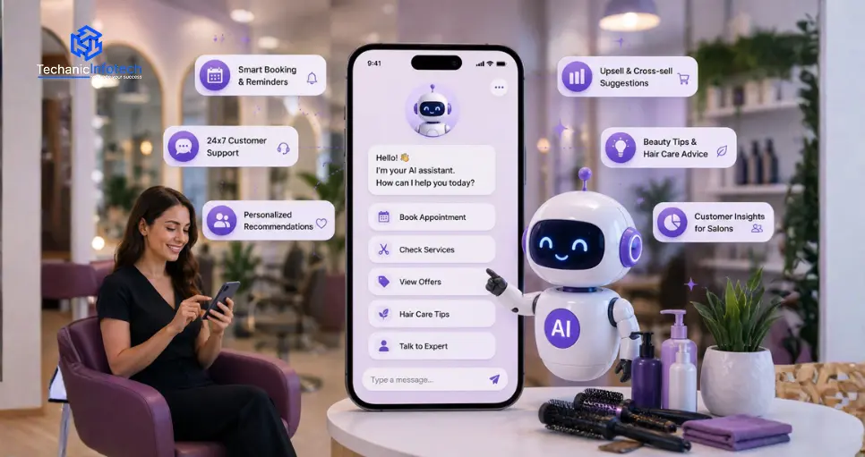Role of AI Chatbots and Virtual Assistants in Salon Apps: 2026 Guide