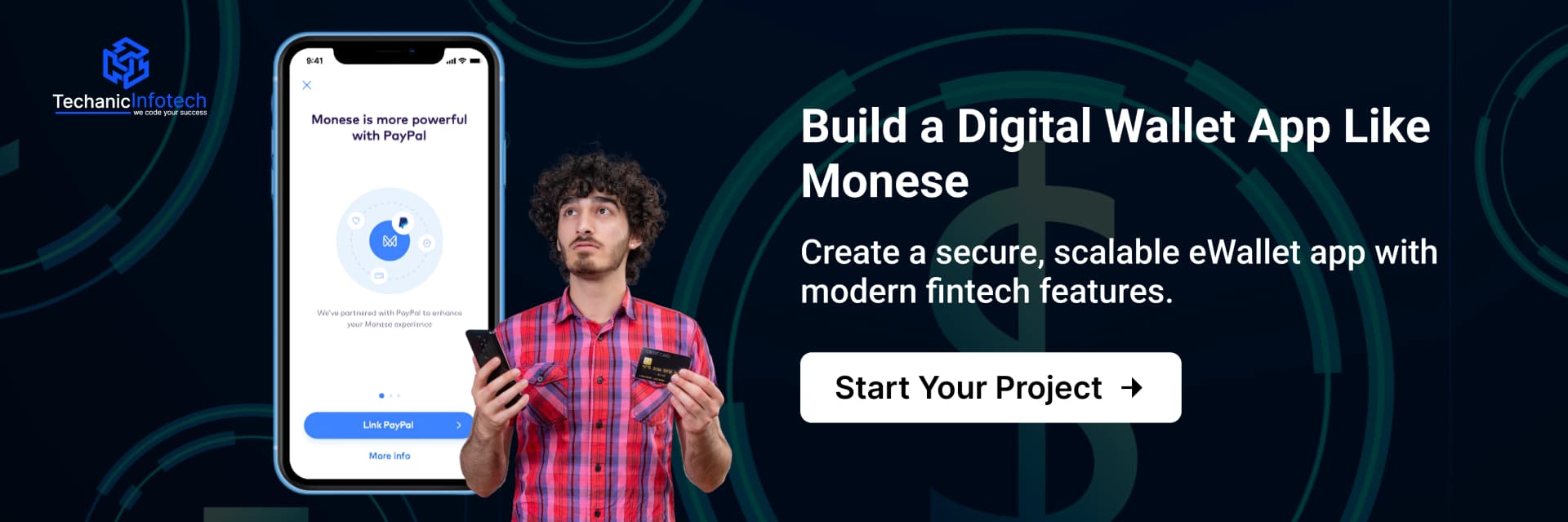 Build a Digital Wallet App Like Monese CTA