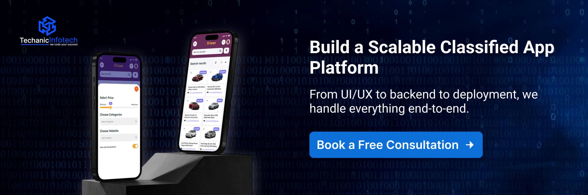 Create a Classified App CTA