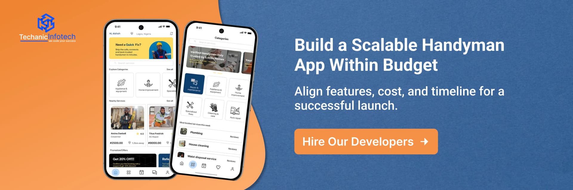 Build a Handyman App CTA