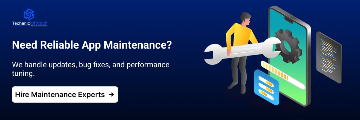 Mobile App Maintenance Services CTA