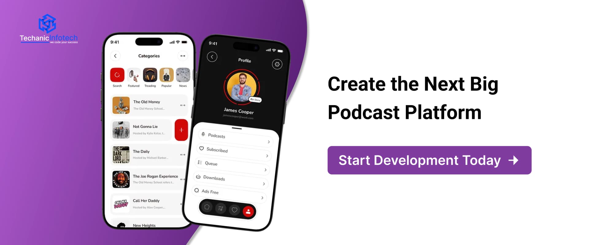 Podcast App Development CTA