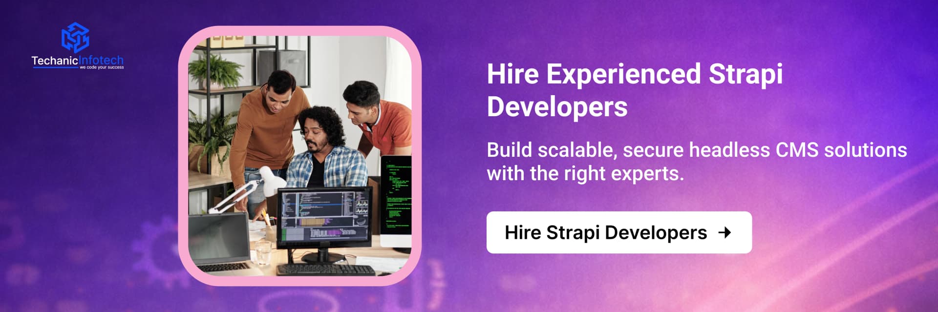 Hire Strapi Developers CTA