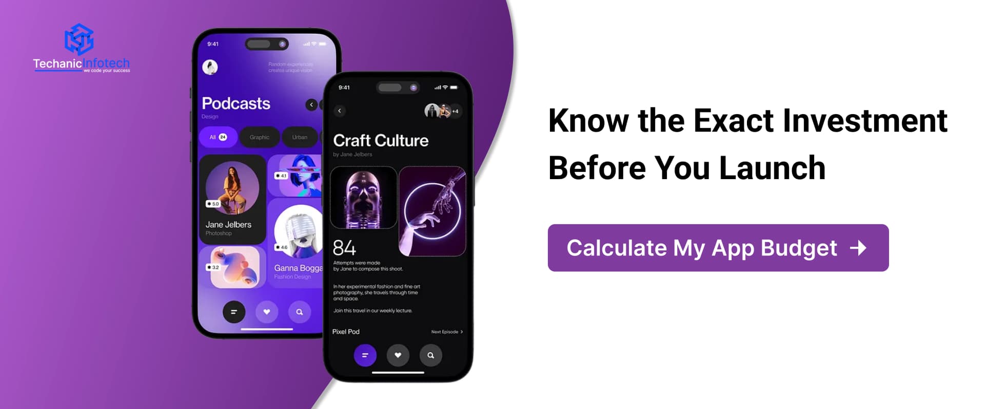 Create a PodCast App CTA