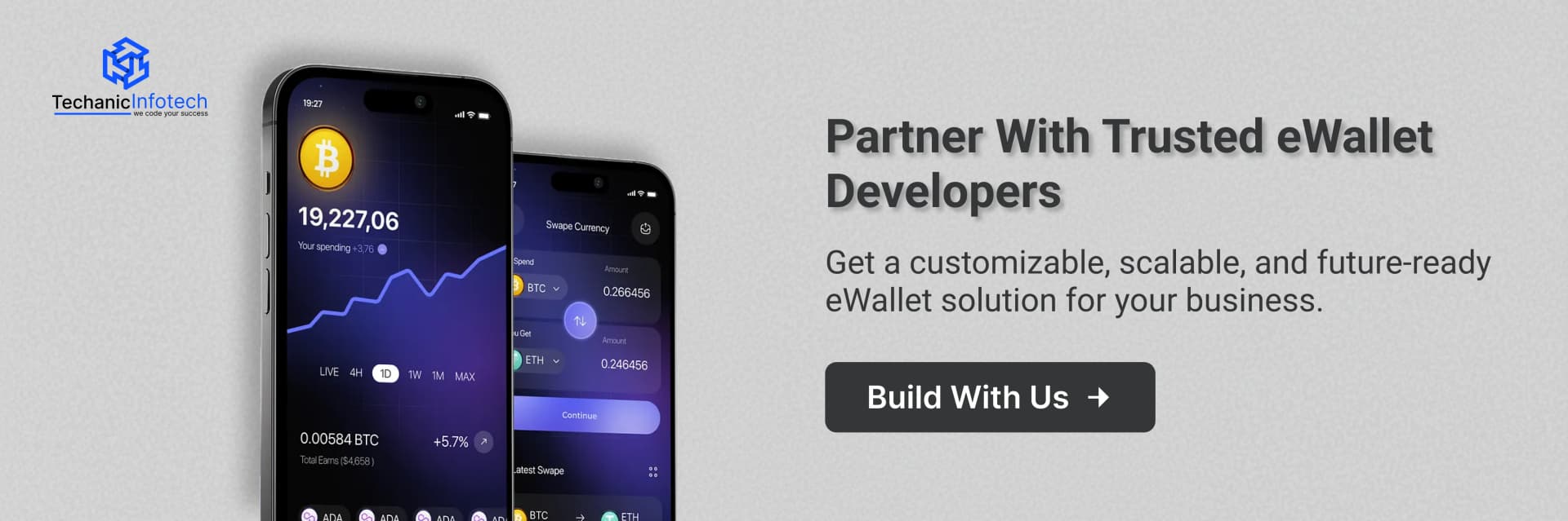 Hire Ewallet App Developers CTA