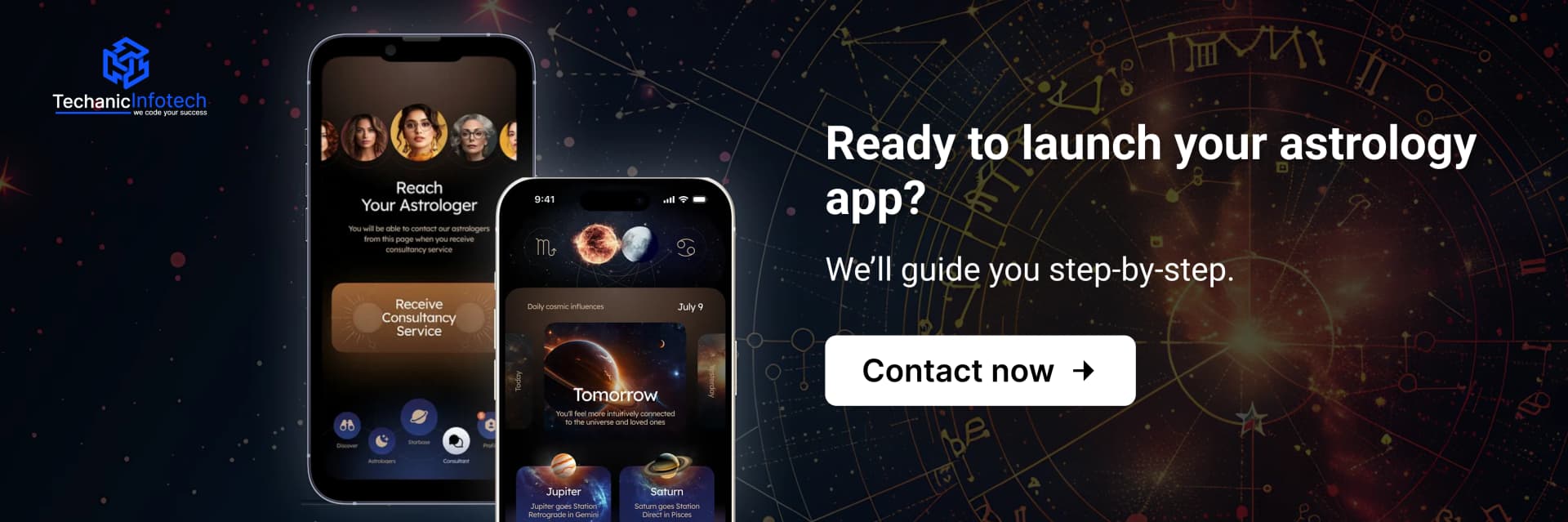 Create a Astrology App CTA