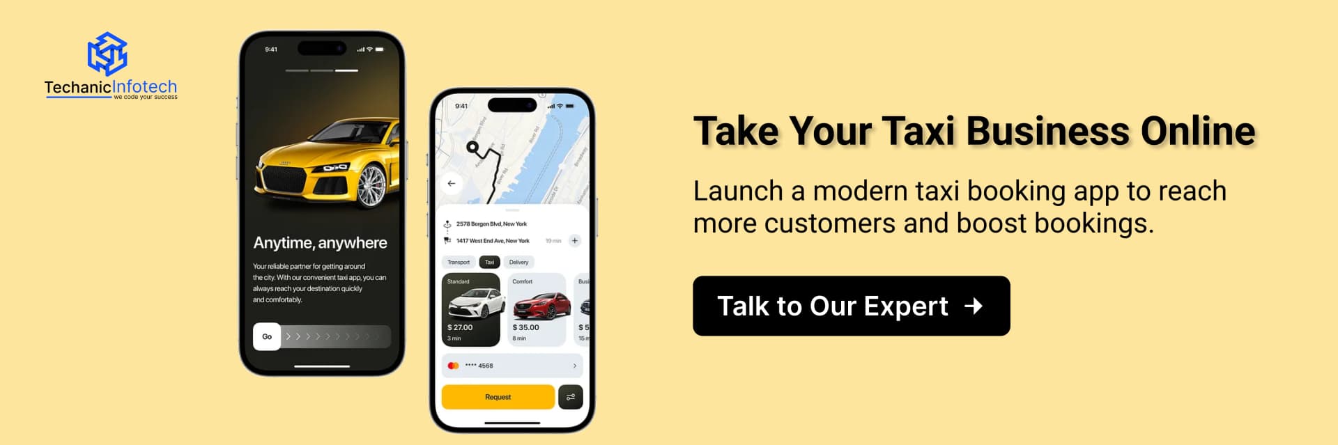 Taxi Mobile App[ Development CTA