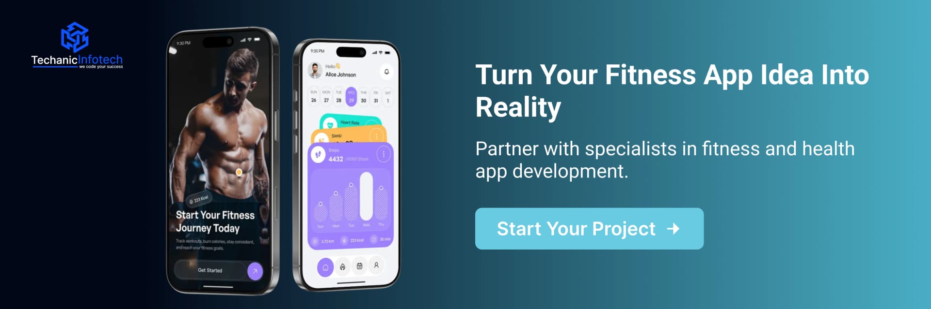 Fitness App Development CTA