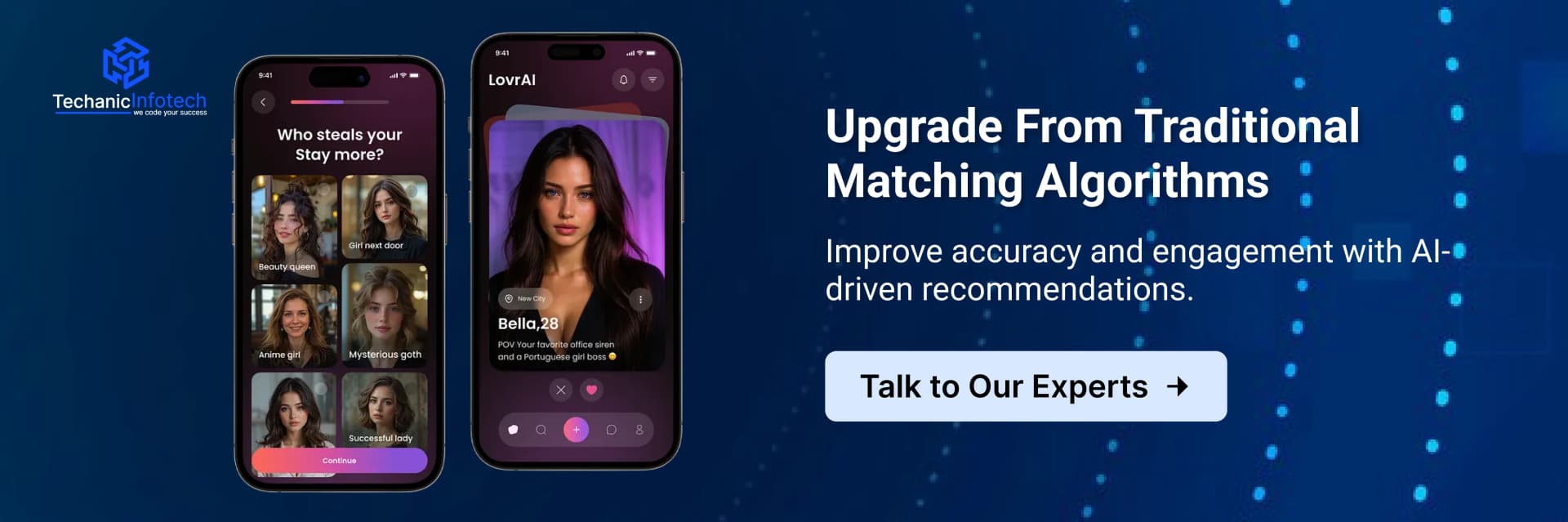 Build a AI Powered Dating App CTA