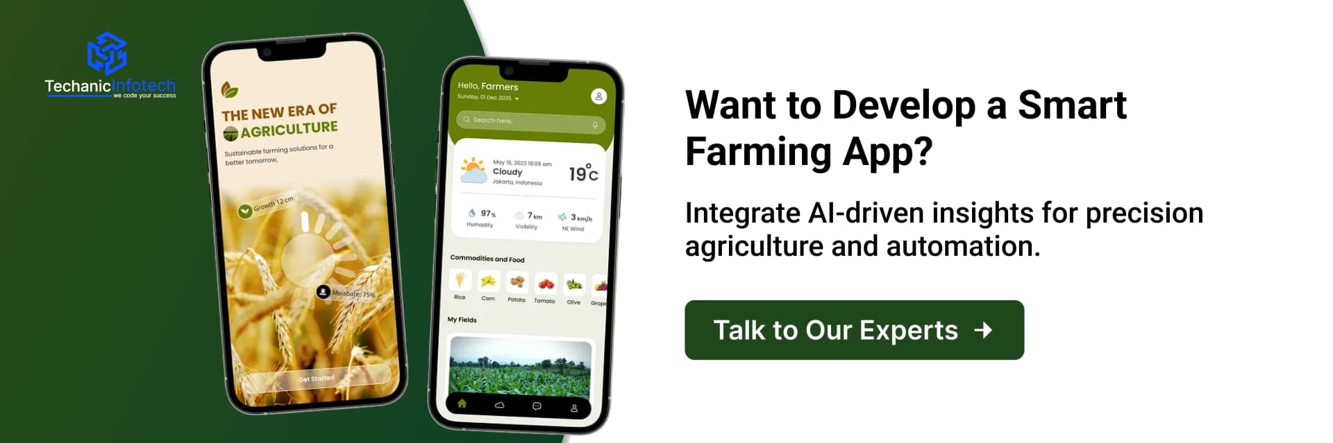 AI Agriculture App Development CTA