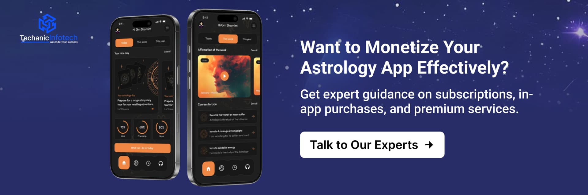 Astrology App Development CTA