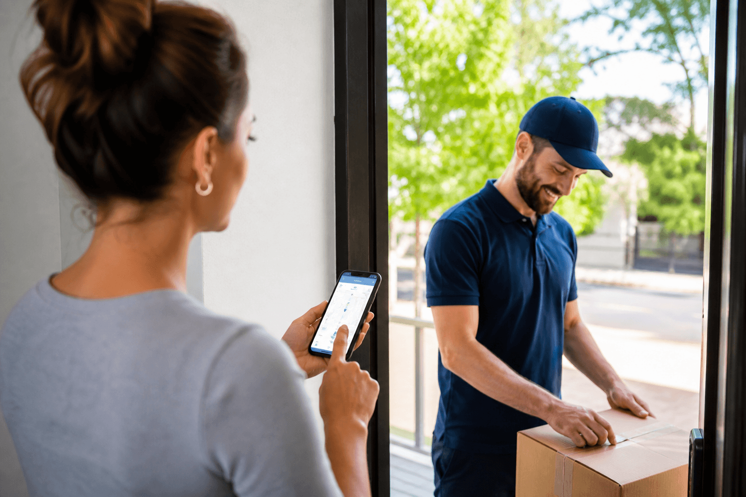Courier booking app development with pickup scheduling and package tracking