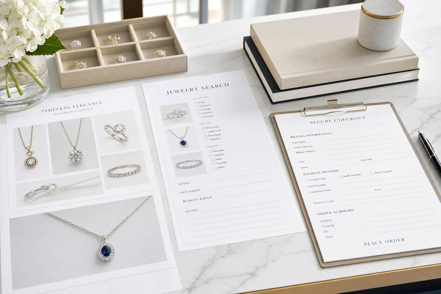 Luxury Jewelry Shopping Platform