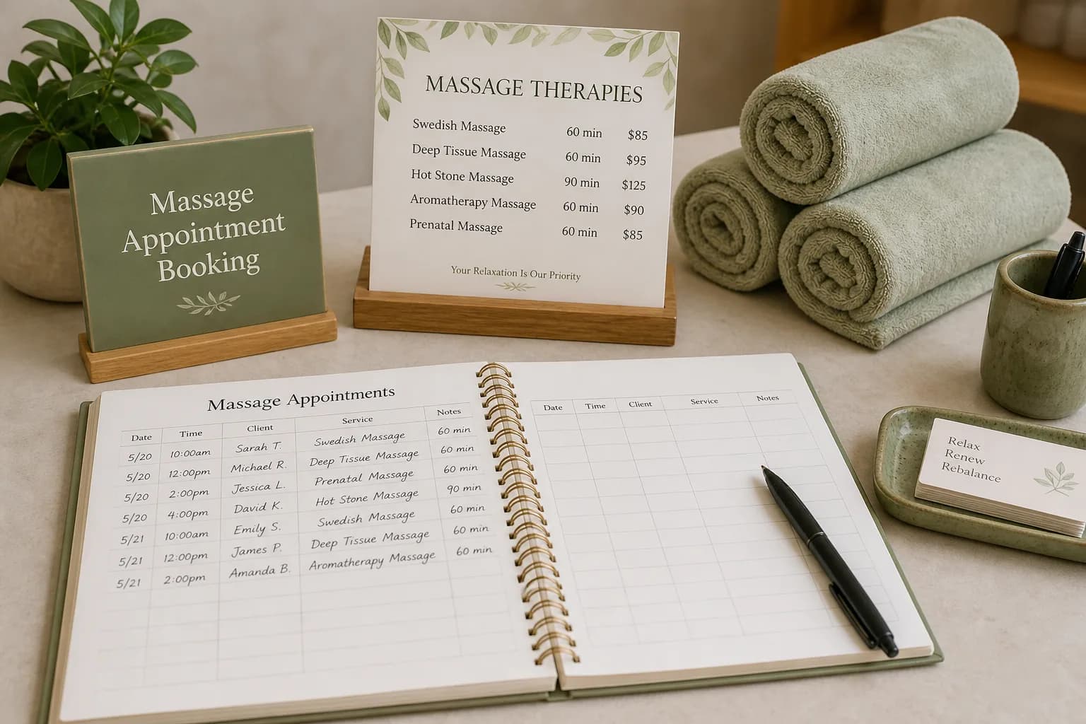 Massage Booking App Development