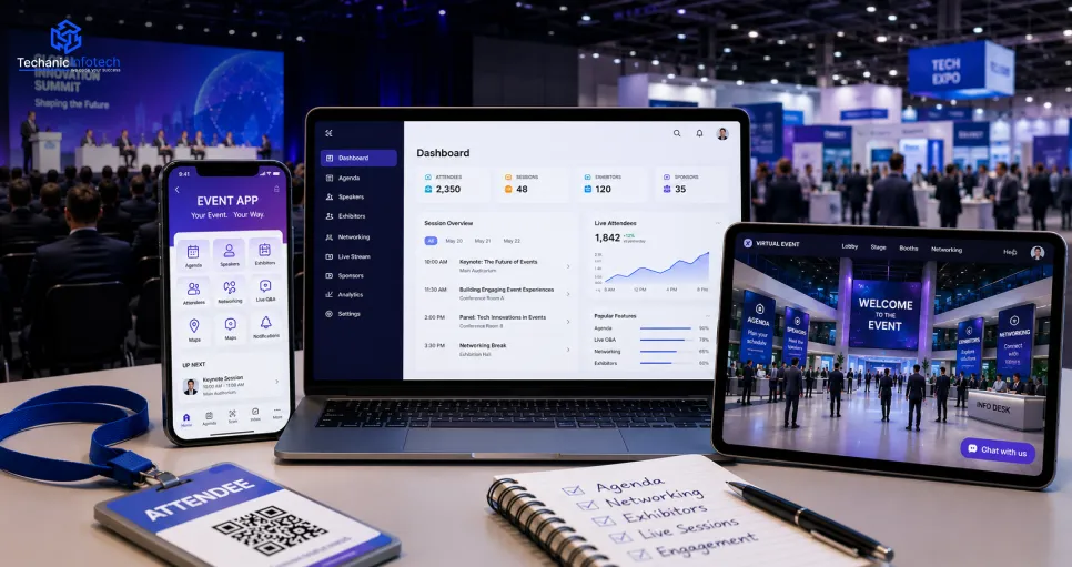 Best Event App Development Companies for Conferences, Exhibitions & Virtual Events