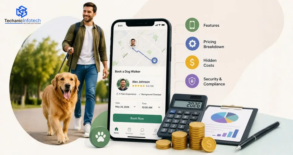 Dog Walking App Development Cost in 2026: Features, Pricing Breakdown & Hidden Costs