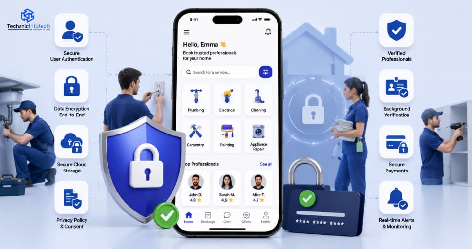 Home Service App Security: Best Practices to Protect User Data and Payments