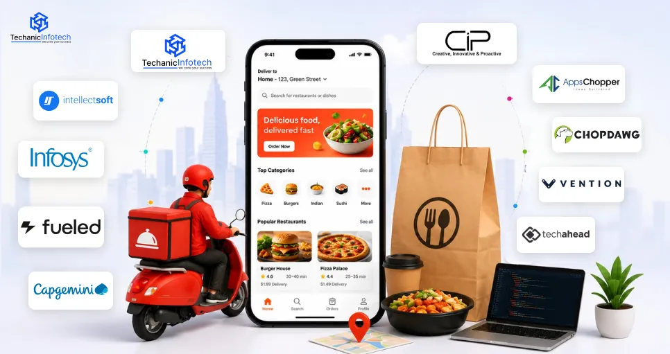 Trusted 10+ Food Delivery App Development Companies in 2026